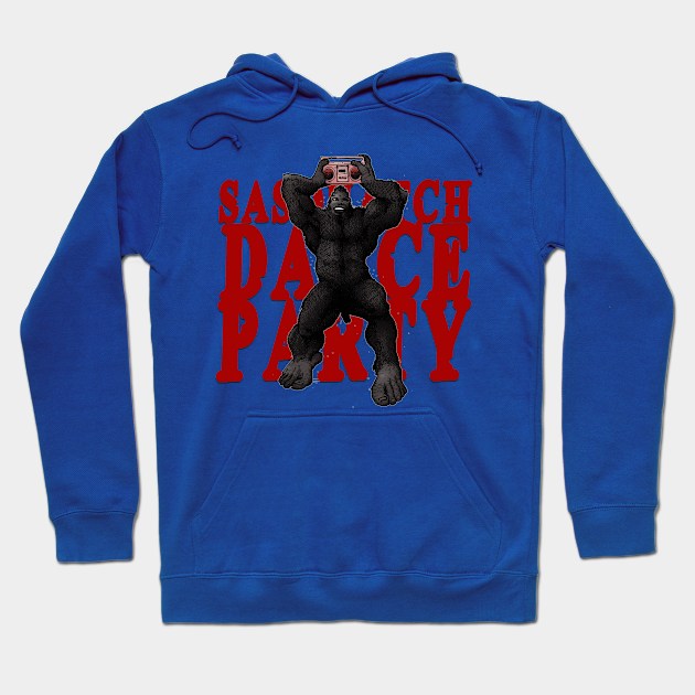 Sasquatch Dance Party Hoodie by Froobius